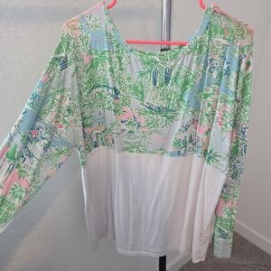 Lilly Pulitzer Pastel Print Top